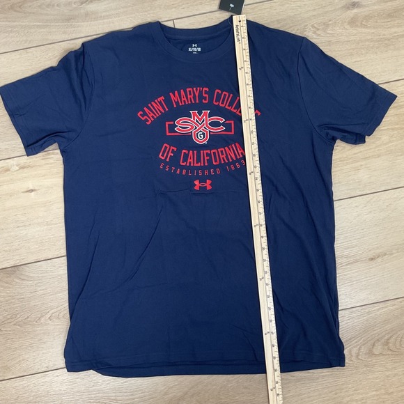Under Armour‎ Saint Mary's College T-Shirt Graphic Navy Tee XL - Picture 8 of 8